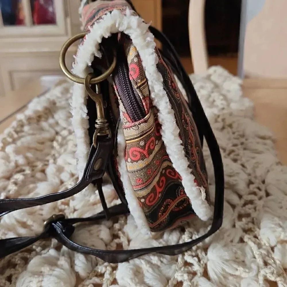 Decree Aztec design crossbody bag - Picture 4 of 7